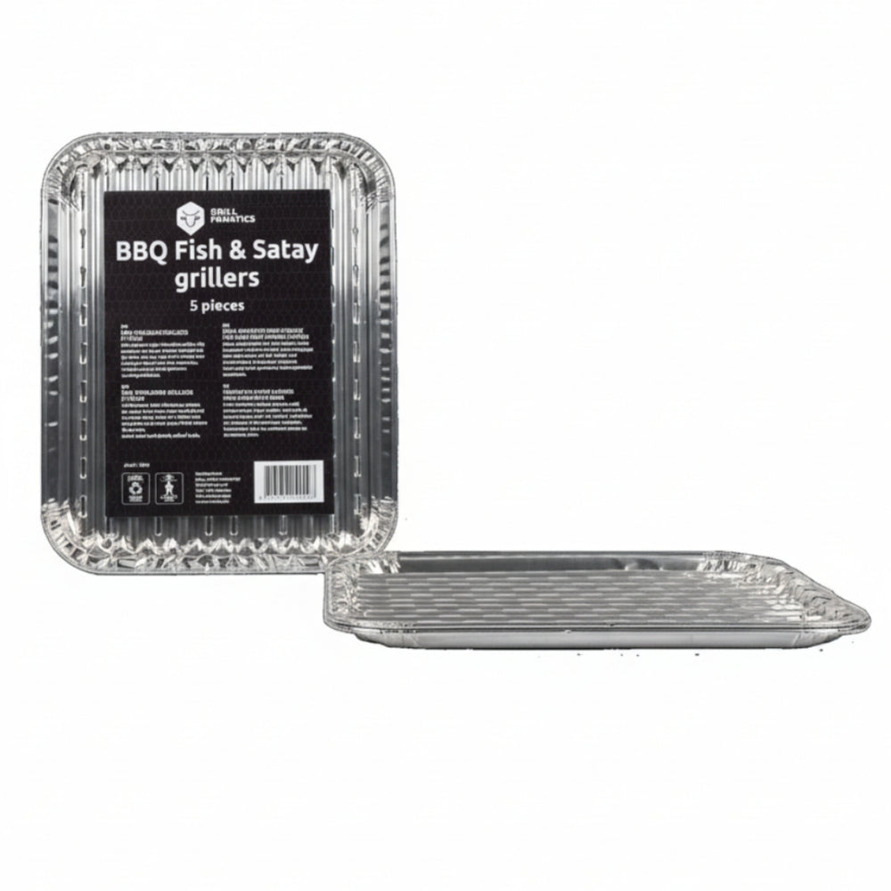Cookinglife Grill-Aluminiumschalen / Grillblech / Grillschale 28 x 23 cm – 5 Stück