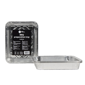Cookinglife Grill-Aluminiumbleche / Grillroste – 23 x 18 cm – 18 Stück