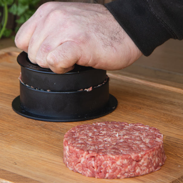 Cookinglife Grill Hamburgerpresse / Burgerpresse – 2 Größen – ø 10,5 cm & 6,5 cm