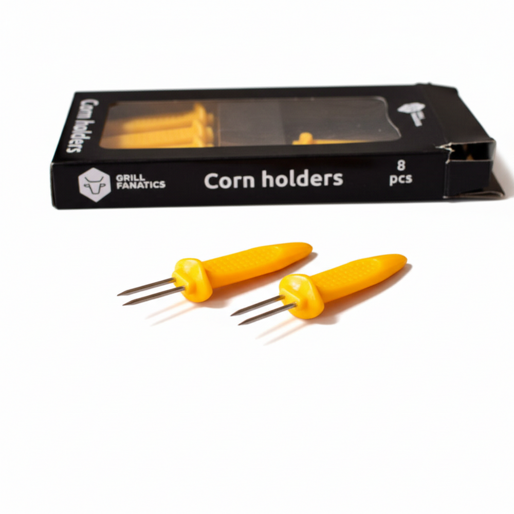 Cookinglife Grill-Maiskolbenhalter / Maisspieße – Edelstahl – 8 Stück