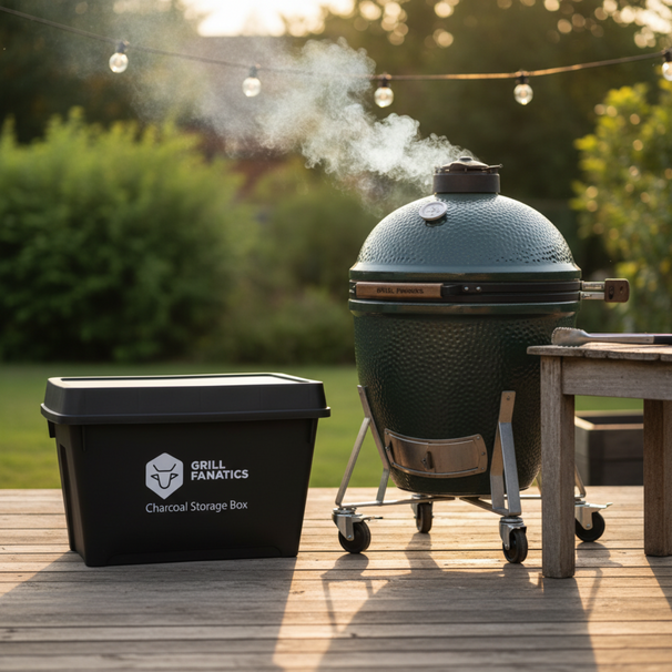 Cookinglife Grillkohle-Aufbewahrungsbox 60 x 40 x 42 cm - feuchtigkeitsbeständig