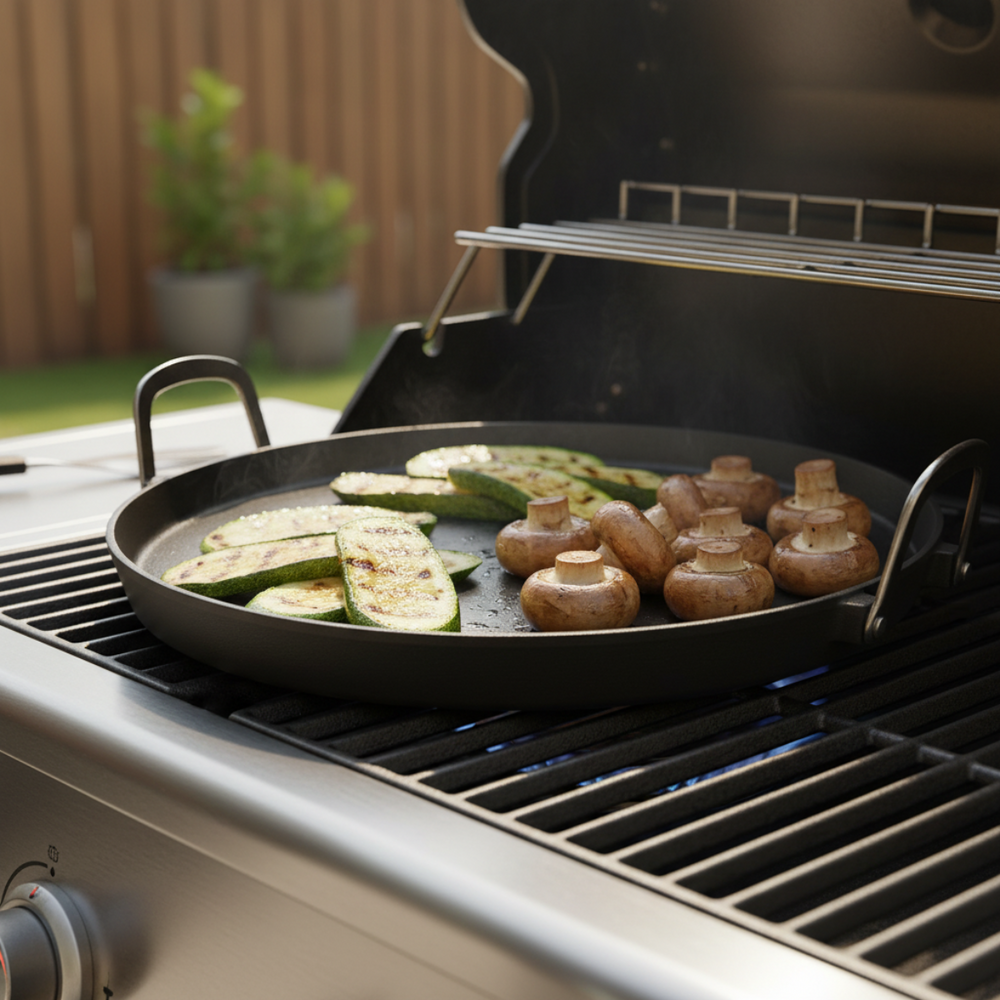 Cookinglife Gusseisen-Grillplancha ø 36 cm