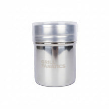 Grill Fanatics Smashburger Kit 12cm Edelstahl Holz - Presse Spatel Gewürzstreuer