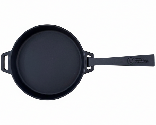 Cookinglife Grillpfanne / Bratpfanne aus Gusseisen ø 25 cm - Abnehmbarer Griff