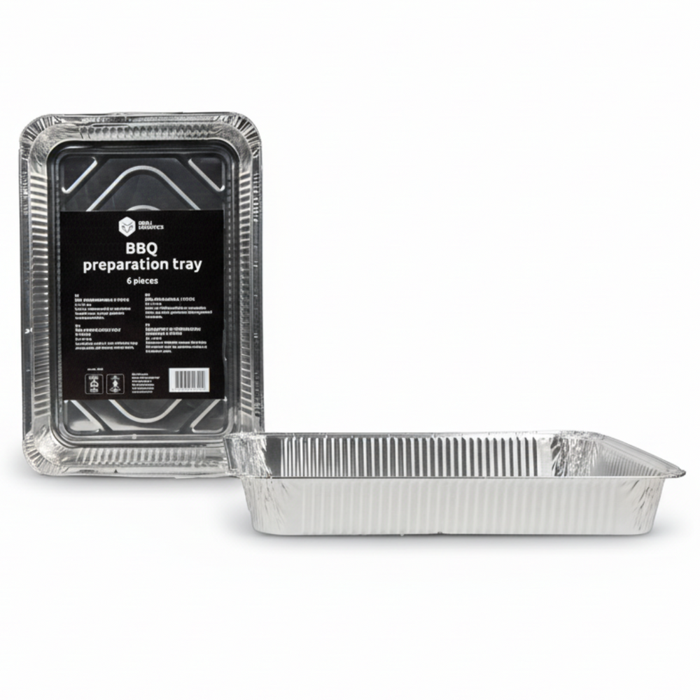 Cookinglife Grill-Aluminiumbleche / Grillroste – 34 x 21 cm – 6 Stück