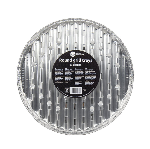 Cookinglife Grill BBQ Grillschale / BBQ Grillblech ø 34 cm - 5 Stück