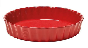 Emile Henry Backform Keramik 28 cm / 2 L - Quicheform Tarteform - Grand Cru
