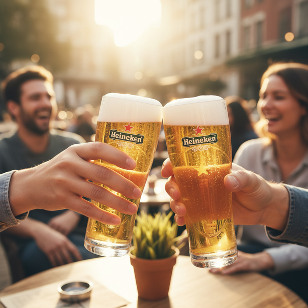 Heineken Ellipse Biergläser – 250 ml – 2er-Pack