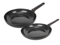 Cookinglife Bratpfannen Set Black Cera - ø 24 & 28 cm - keramische antihaftbeschichtung - geeignet für alle Wärmequellen