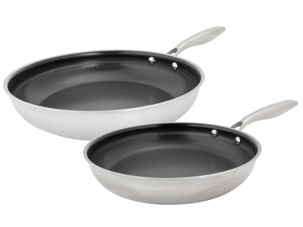 Cookinglife Bratpfannen Set HexaCook - ø 24 & 28 cm - NON STICK - keramische antihaftbeschichtung - geeignet für alle Wärmequellen