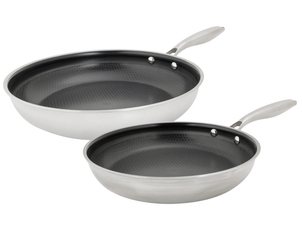 Cookinglife Bratpfannen Set HexaCook - ø 24 & 28 cm - NON STICK - keramische antihaftbeschichtung - geeignet für alle Wärmequellen