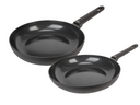 Cookinglife Bratpfannen Set Black Cera - ø 24 & 28 cm - keramische antihaftbeschichtung - geeignet für alle Wärmequellen
