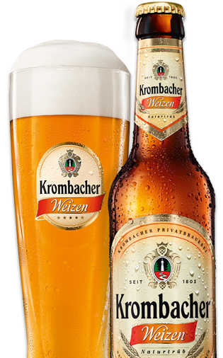 Krombacher Biergläser Weizen 500 ml - 4 Stück