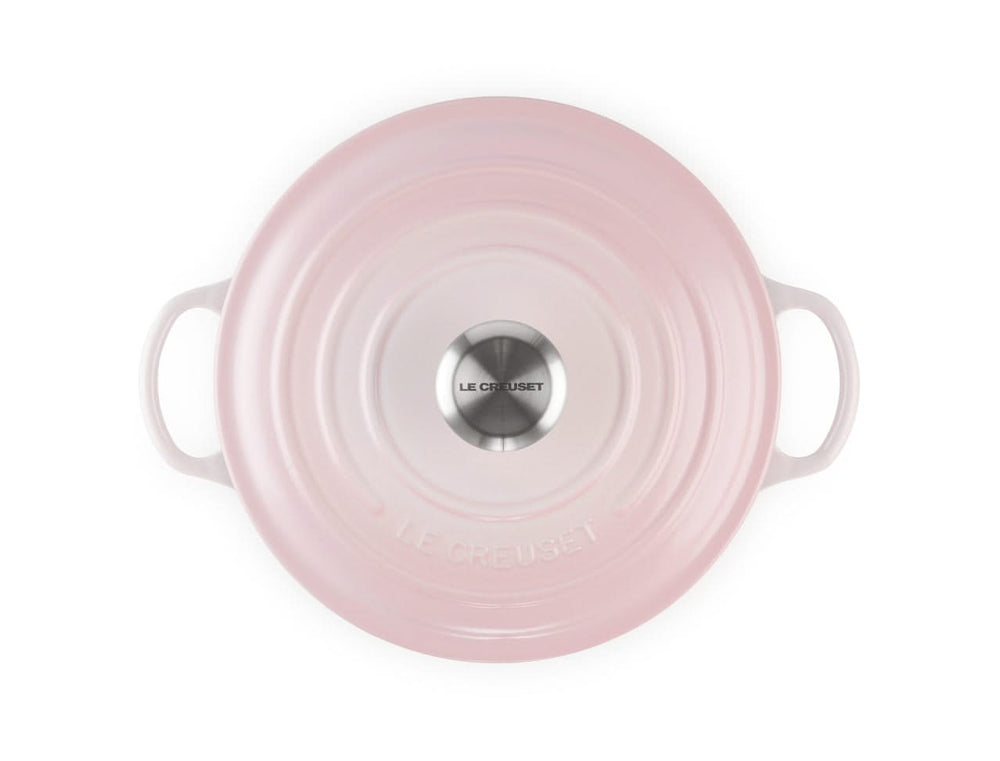 Le Creuset Bräter Marmite Signature Shell Pink - ø 24 cm / 3.1 liter