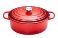 Le Creuset Bräter Oval Signature Kirschrot - ø 29 cm / 4.7 liter