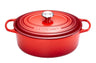 Le Creuset Bräter Oval Signature Kirschrot - ø 29 cm / 4.7 liter