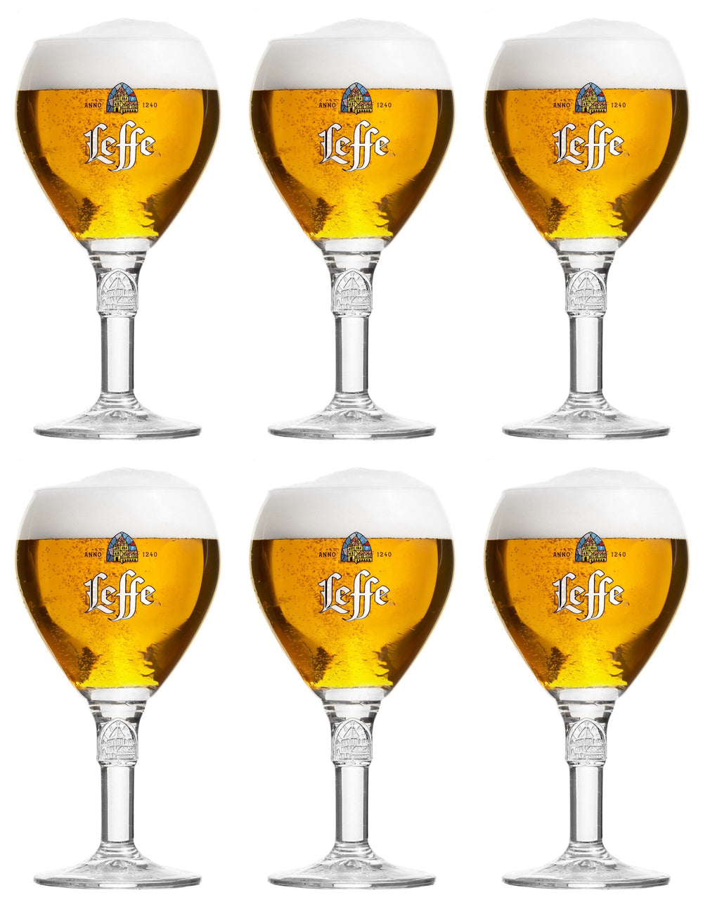 Leffe Biergläser 250 ml - 6 Stück