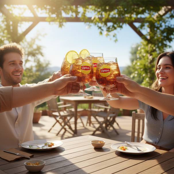 Lipton Ice Tea Kugelgläser - Transparent - 250 ml - 6 Stück