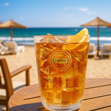 Lipton Ice Tea Gläser - Stapelbar - 370 ml - 6 Stück