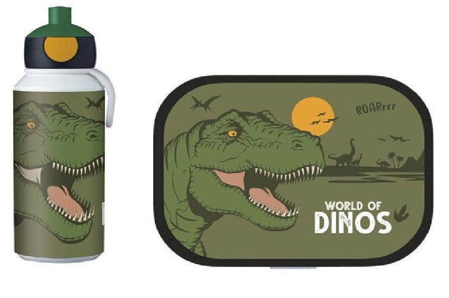 Mepal Lunch-Set (Schulbecher & Lunchbox) Campus Pop-Up Dino