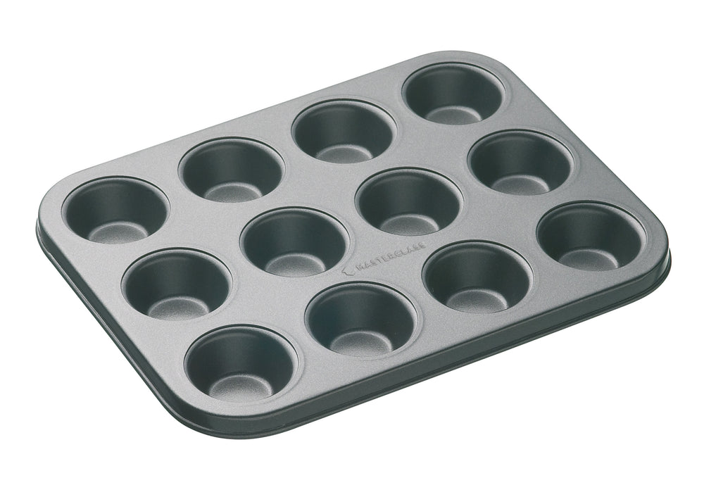 MasterClass Muffinform Antihaft Stahl 26 x 20 cm - 12er Muffinblech