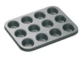 MasterClass Muffinform Antihaft Stahl 26 x 20 cm - 12er Muffinblech