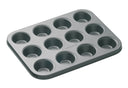 MasterClass Muffinform Antihaft Stahl 26 x 20 cm - 12er Muffinblech