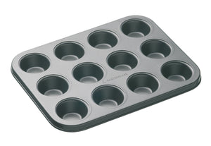 MasterClass Muffinform Antihaft Stahl 26 x 20 cm - 12er Muffinblech