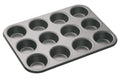 MasterClass Muffinform Stahl Antihaft 35 x 27 cm - 12er Muffinblech 