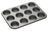 MasterClass Muffinform Stahl Antihaft 35 x 27 cm - 12er Muffinblech 