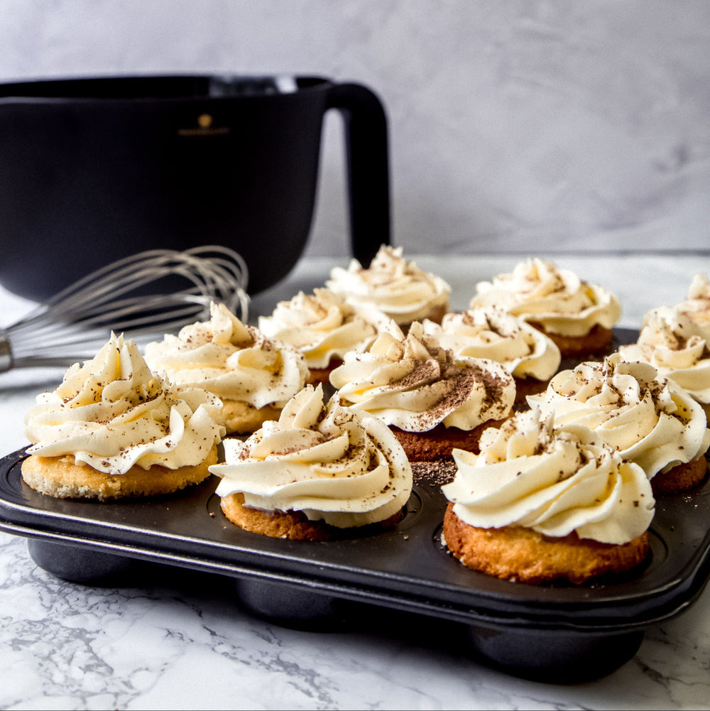 MasterClass Muffinform Stahl Antihaft 35 x 27 cm - 12er Muffinblech 