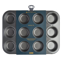 MasterClass Muffinform Stahl Antihaft 35 x 27 cm - 12er Muffinblech 