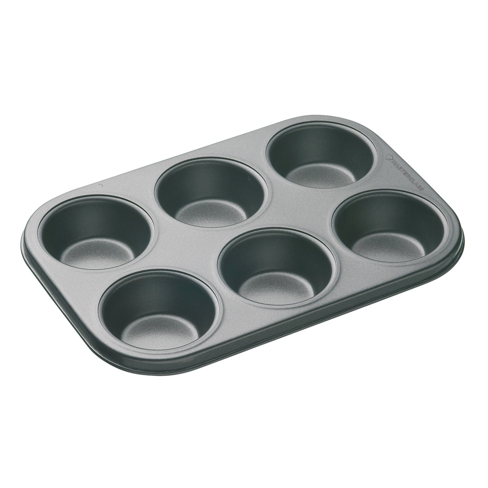 MasterClass Muffinform Stahl Antihaft 27 x 18 cm - 6er Muffinblech