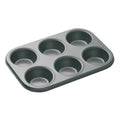 MasterClass Muffinform Stahl Antihaft 27 x 18 cm - 6er Muffinblech