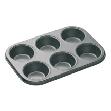 MasterClass Muffinform Stahl Antihaft 27 x 18 cm - 6er Muffinblech