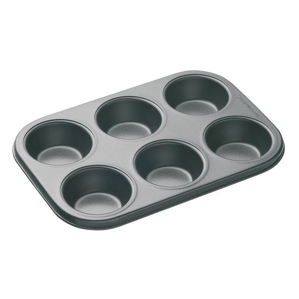 MasterClass Muffinform Stahl Antihaft 27 x 18 cm - 6er Muffinblech