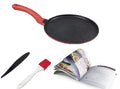 Mastrad Giftset Pfannkuchenpfanne - Rot / Schwarz - 28 cm