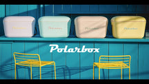 Polarbox Kühlbox mit Schultergurt - Marineblau Senf - 12 Liter