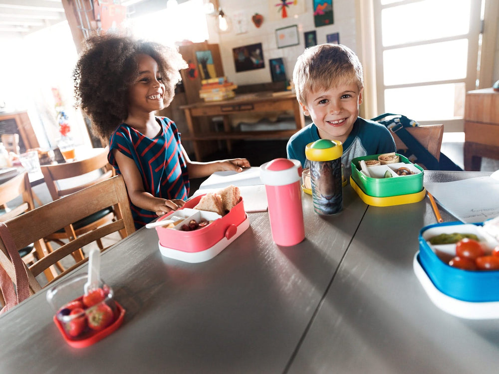 Mepal Lunch-Set (Schulbecher & Lunchbox) Campus Pop-Up Animal Friends