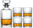 Cookinglife Whiskey-Set (Karaffe & Whiskey-Gläser) Moville 5-teilig