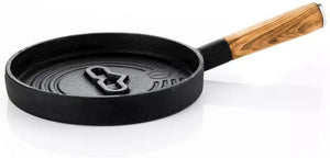 Forged Servierpfanne Churrasco - Gusseisen / Olivenholz - ø 18 cm