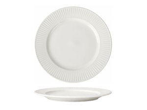 Cookinglife Frühstücksteller Porzellan New Bone Ø 20 cm - 6er Set - Weiß