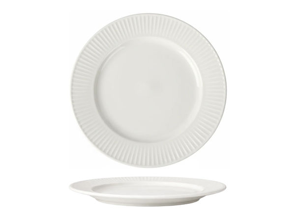 Cookinglife Frühstücksteller Porzellan New Bone Ø 20 cm - 6er Set - Weiß