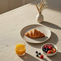 Cookinglife Serene Sand Frühstücksteller / Dessertteller ø 20 cm - Steingut - 4 Stück