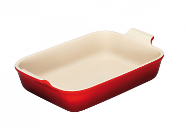 Le Creuset Backform Heritage Kirschrot - 26 x 19 cm / 2.4 Liter