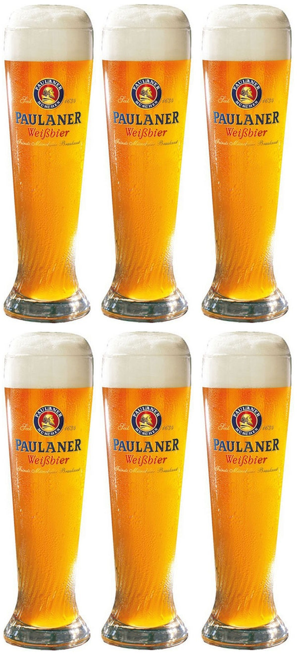 Paulaner Biergläser Weizen 500 ml - 6 Stück