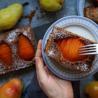 Super leckerer Birnenkompottkuchen