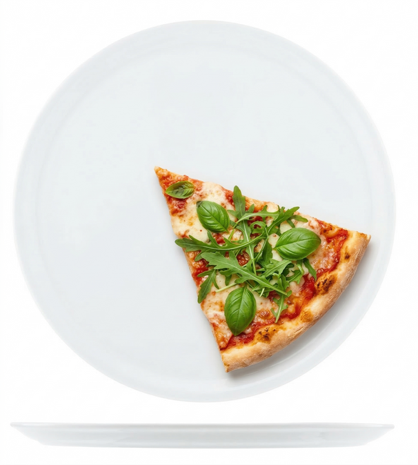 Saturnia Pizzateller - Weiß - ø 33 cm