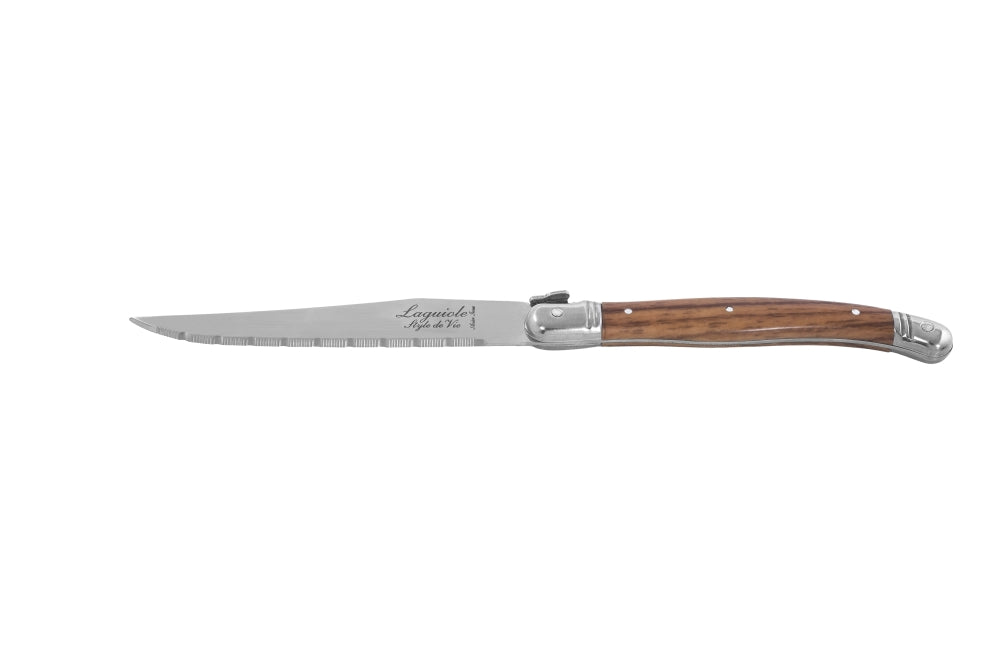 Laguiole Style de Vie Steakmesser Premium Line Holz - 6 Stück