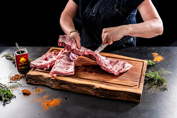 Forged Schneidebrett - 55 x 35 x 3,5 cm - Akazienholz FSC-Zertifikat